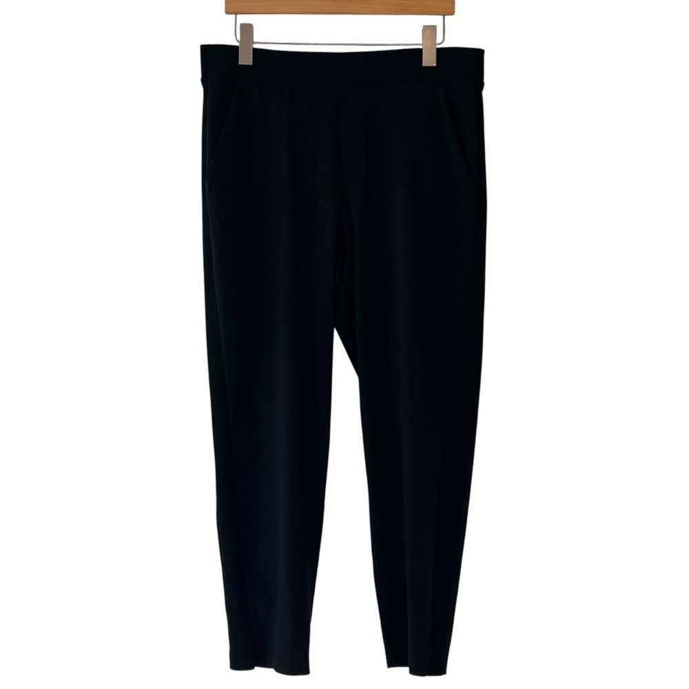 Athleta Brooklyn Ankle Pant Black Featherweight Stretch Size 14 - Picture 4 of 12